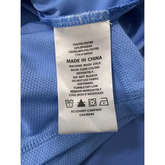 FootJoy Blue Performance Golf Skort Layered Active Skirt Size L - Picture 7 of 11